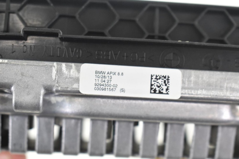 2014 BMW X3 8.8 Display Screen - Used, No Anti-Theft Code, Needs Reprogramming