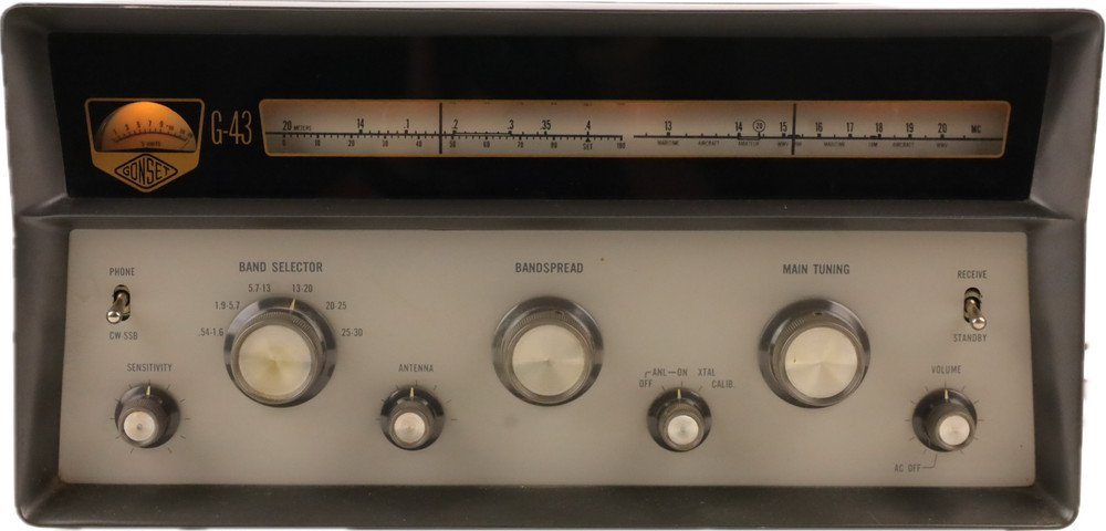 Gonset G-43 Communications Receiver - Untested - Fast Ship!
