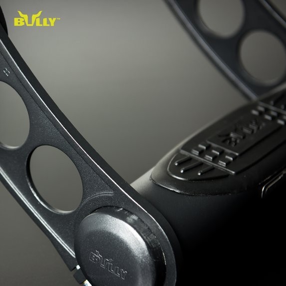 Single Side Step Black Anodized Aluminum Bracket 3" Stainless Steel Adjustable