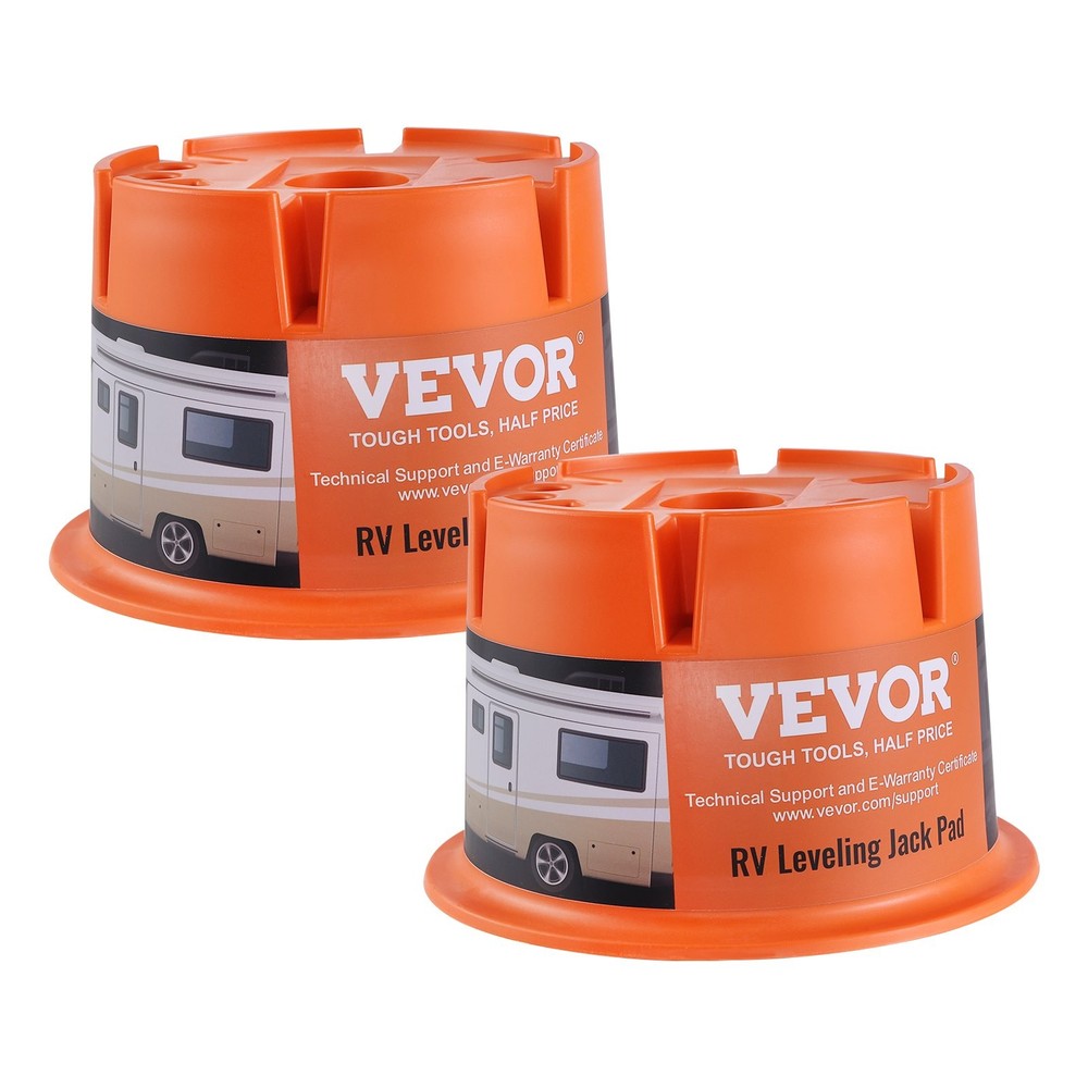 Trailer Jack Block, 2000 lbs Capacity per RV Leveling Block, High-quality Polypr