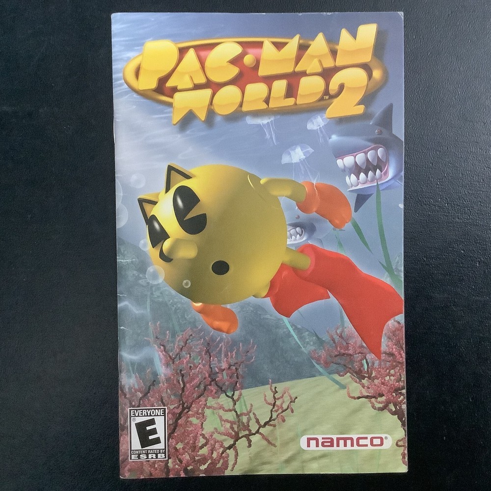 Pac-Man World 2 PS2 PlayStation 2 Instruction Manual Only