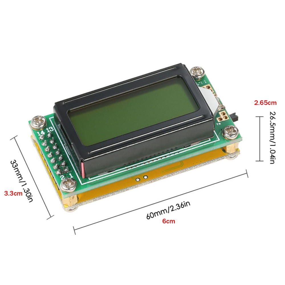 High Accuracy Frequency Counter 0802 LCD Display Tester Module For Ham Radio C
