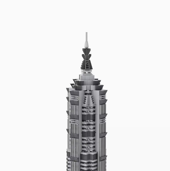 Jinmao Tower 1:800 scale building model puzzle block set