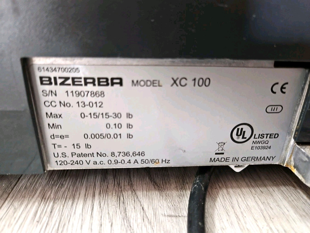 2021 Bizerba XC 100 Digital Counter Scale with 3-in-1 Printer - WITH PASSWORD!
