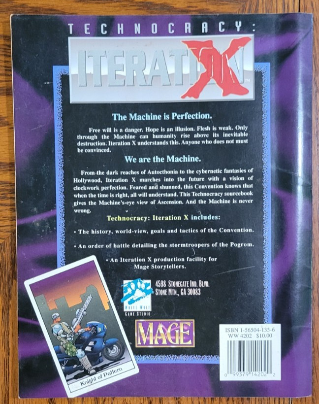 Mage: The Ascension - Technocracy: Iteration WW4202 1993