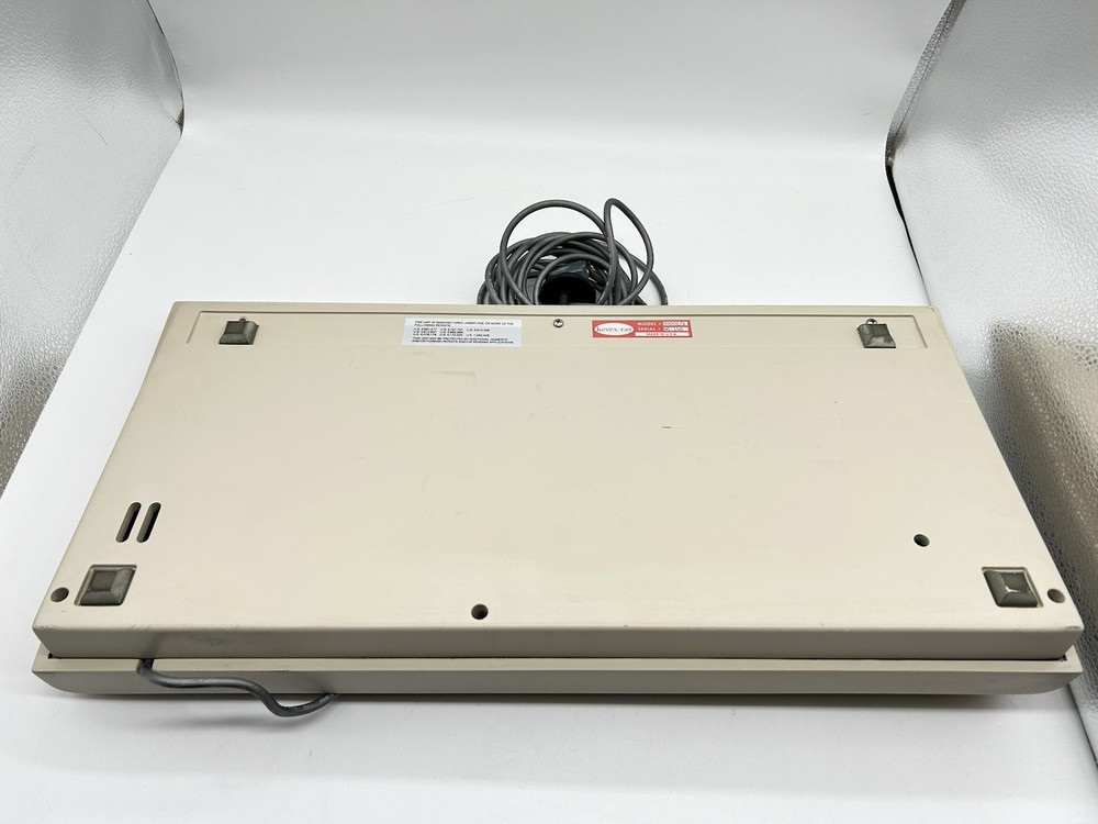KEVEX 8000K/B DIGITAL ELECTRON MICROSCOPY ANALYST KEYBOARD W/ TEMPLATE & CABLE