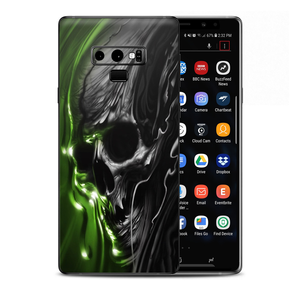 Skins Decal Wrap for Samsung Note 9 - Dark Skull