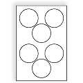 Large Size Laser Label Sheets, 12" x 18", White Semi-Gloss