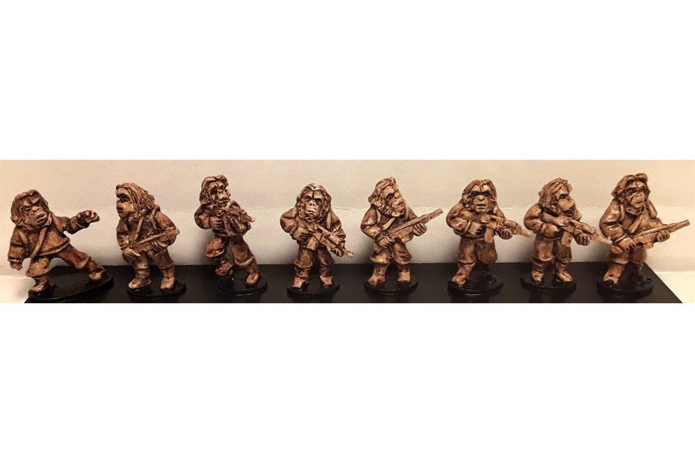 15mm Sci Fi Apes with Automatic Weapons (32 figures)