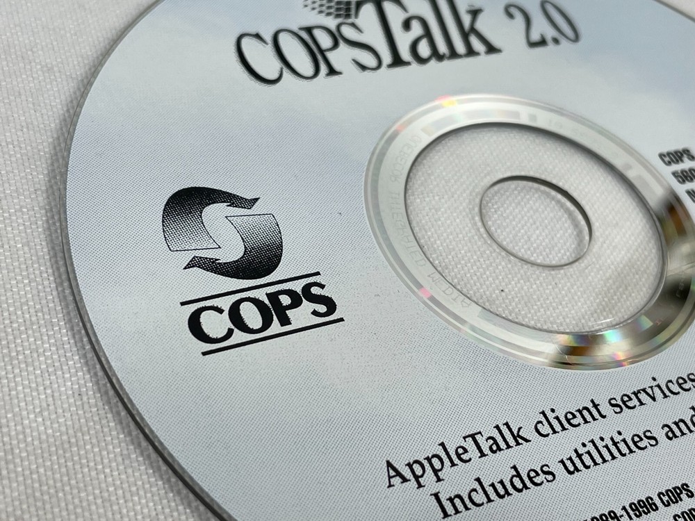 Vintage 1996 AppleTalk CopsTalk 2.0 CD-ROM Software DISC ONLY