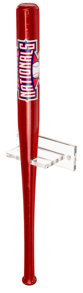 Medium or Large Mini Baseball Bat Display Vertical Wall Mount (A052-A)