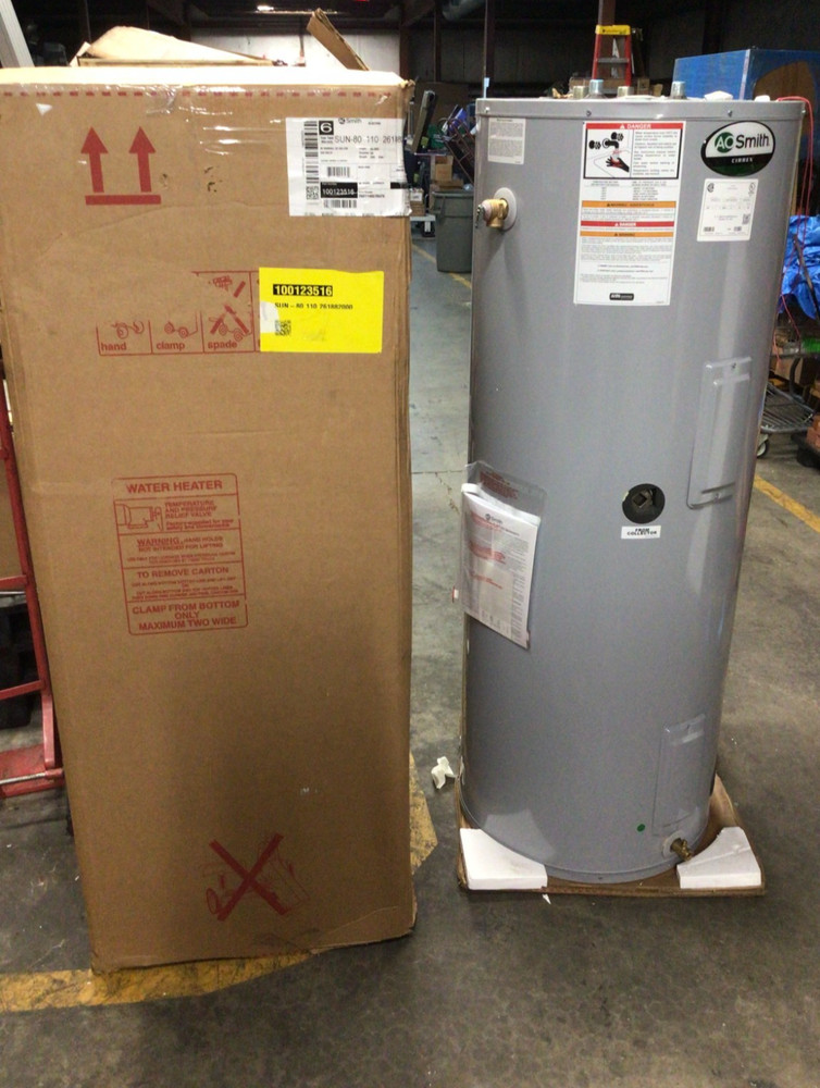 AO Smith SUN-80 Cirrex 80 Gallon Solar Water Heater Tank 240V NEW