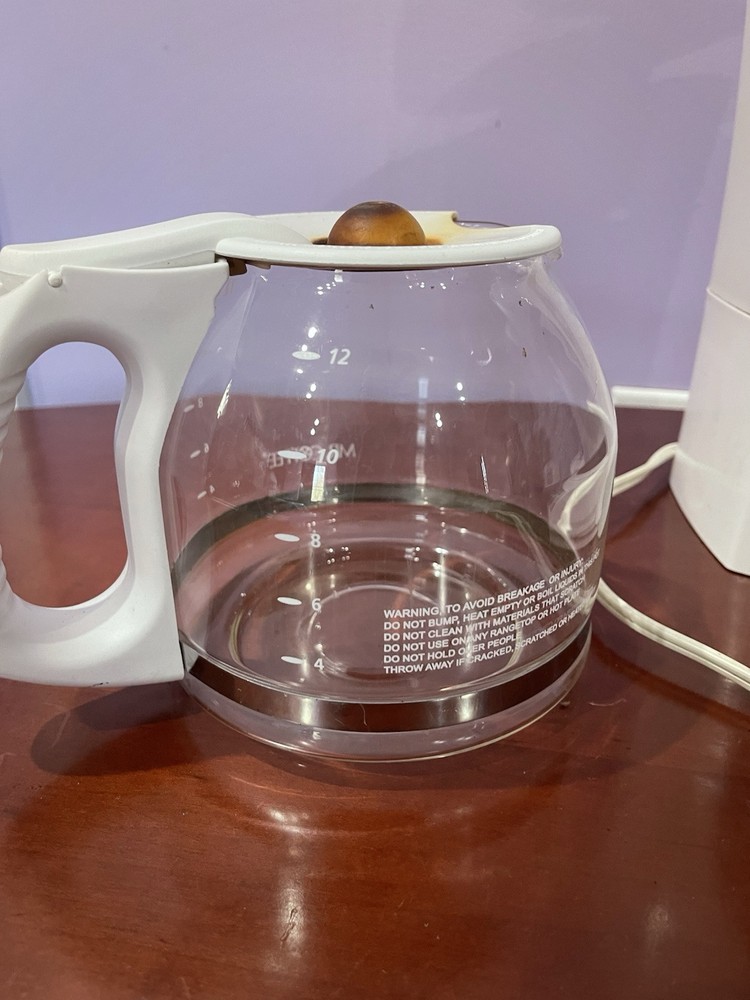 mr. coffee 12-cup programmable coffee maker, White