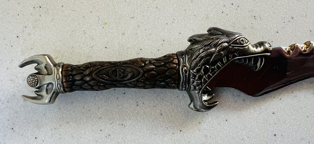 Damascus Dragon Dagger 9.5” SE8