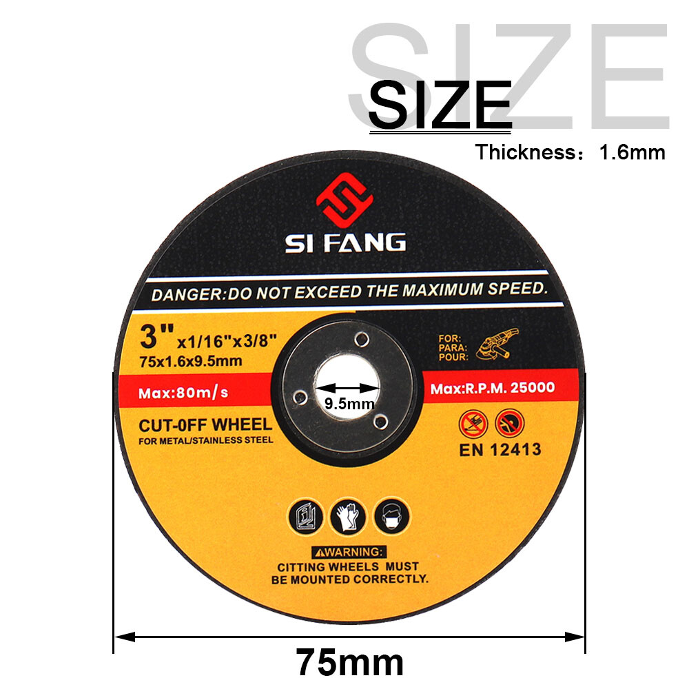10Pcs 3inch Cutting Disc Saw Blade Cut Off Wheel For Angle Grinder Rotation Tool