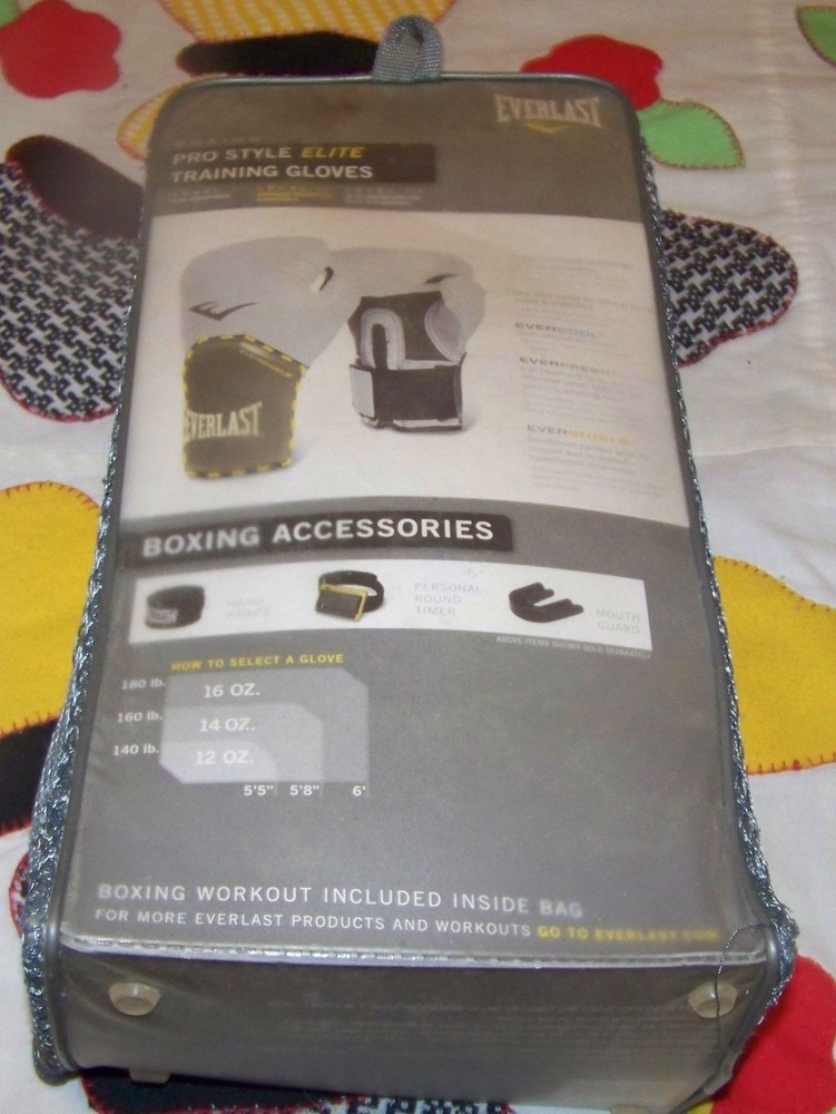 everlast/ pro style elite training gloves