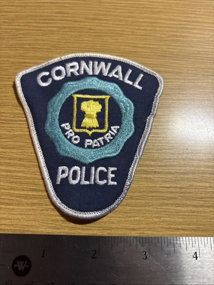 Cornwall Canada Police Patch Used