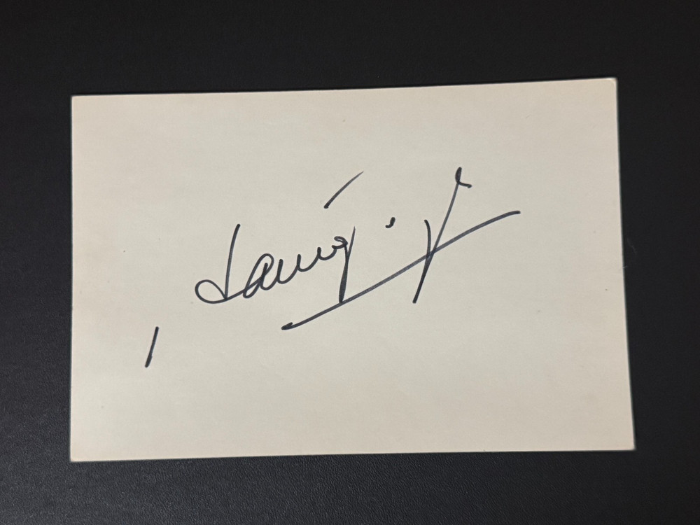 Haing Ngor - Actor - 3x5 Card - Signed Autograph The Killing Fields