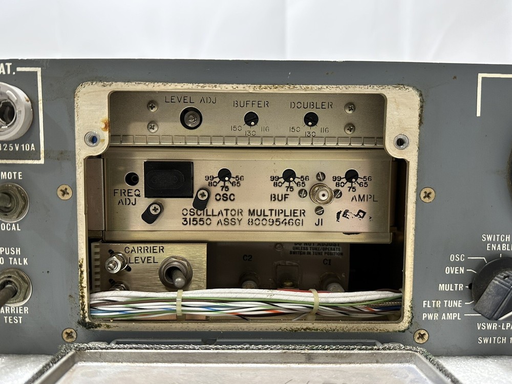 Vintage ITT Aerospace Optical Model 3201-2 - Solid State VHF Exciter - UNTESTED