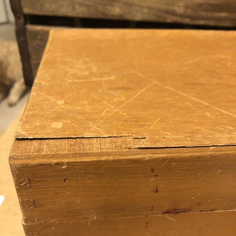 Vintage Microscope with Box Untested