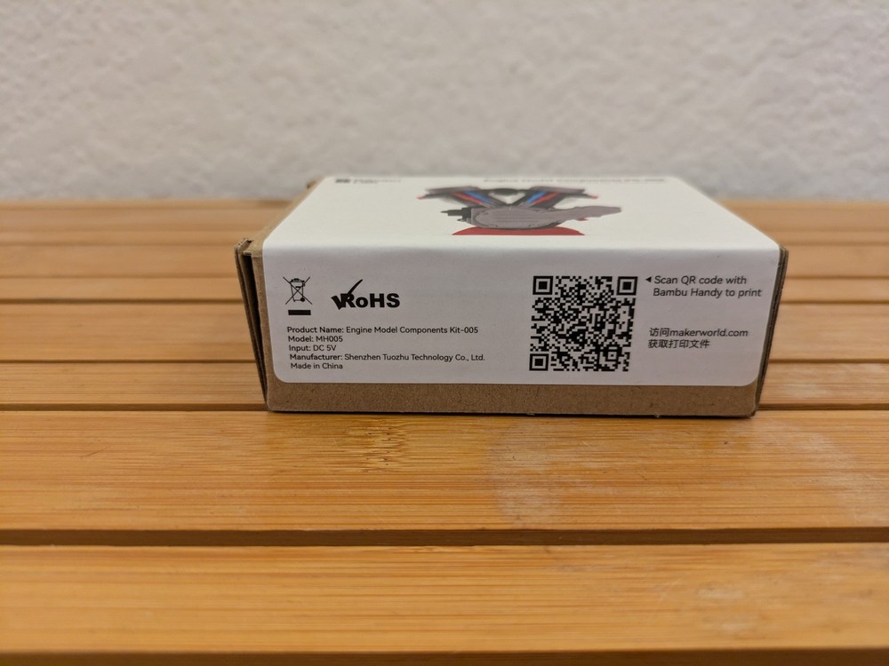 3d printer toys bambu lab Hardware Kits Engine Model Components Kit 005