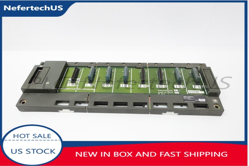 Mitsubishi A1S58B-S1 Base Unit Module 7 I/o