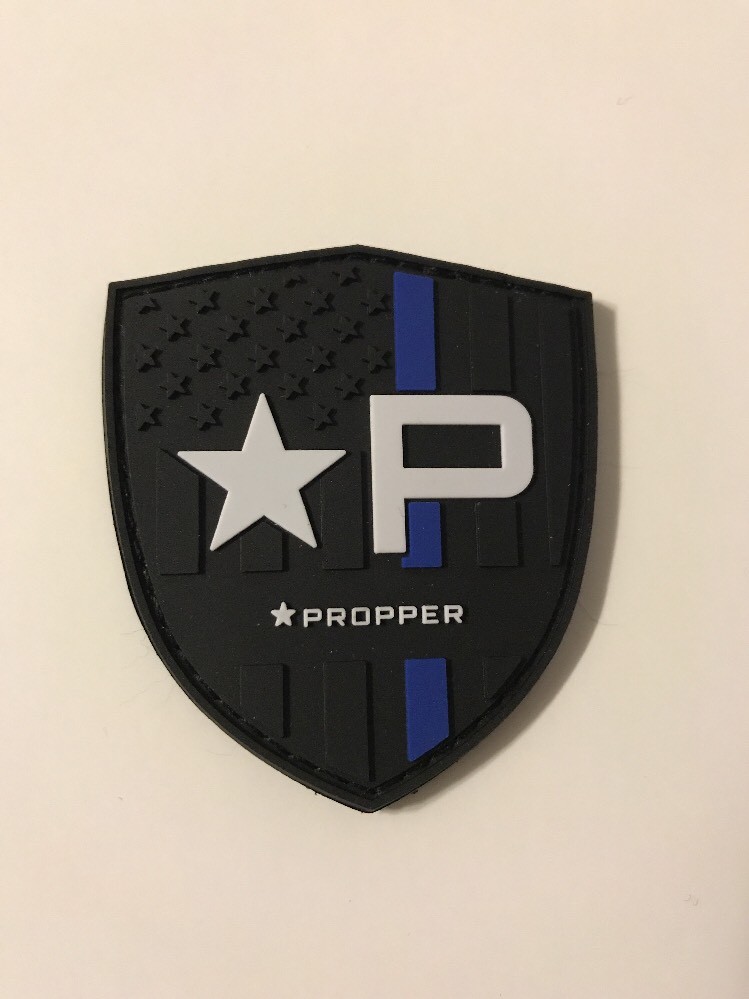 Shot Show Morale Patch Hook & Loop Propper Thin Blue Line