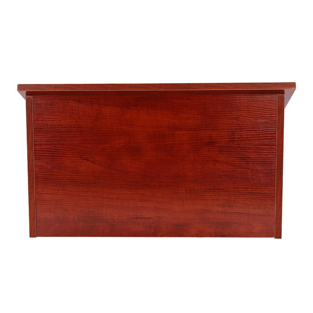 Portable Tabletop Lectern Classroom Presentation Lectern Table Top Lectern Brown