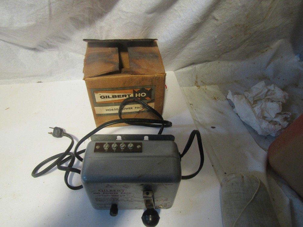 Gilbert HO650 Power Pack Transformer Controller HO Scale Model Trains Vintage