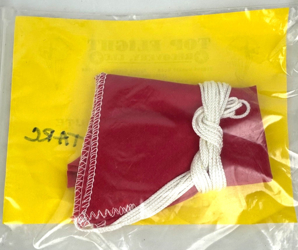 Top Flight Parachute Rip Stop Nylon Red 15"