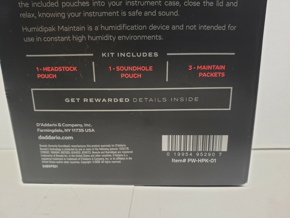 Planet Waves Auto Humidity Control System Guitar Humidifier