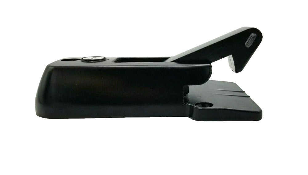 2- KEYED ALIKE Black Locking Cargo Trailer Cambar Door Latch Vise Lock Cam Bar