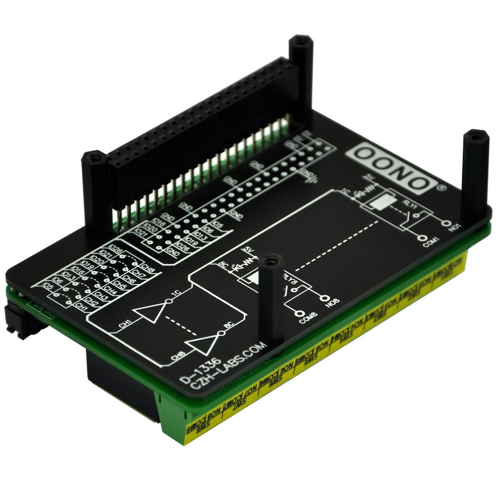 8 SPSTNO RPi IoT Power Relay Module Fits Raspberry Pi A+ 3A+ B+ 2B 3B 3B+ 4B