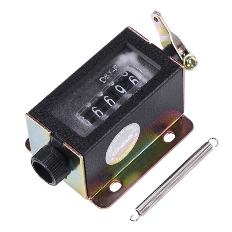 Industrial Rotary Resettable Manual Counter for Coaching Application Textile Use