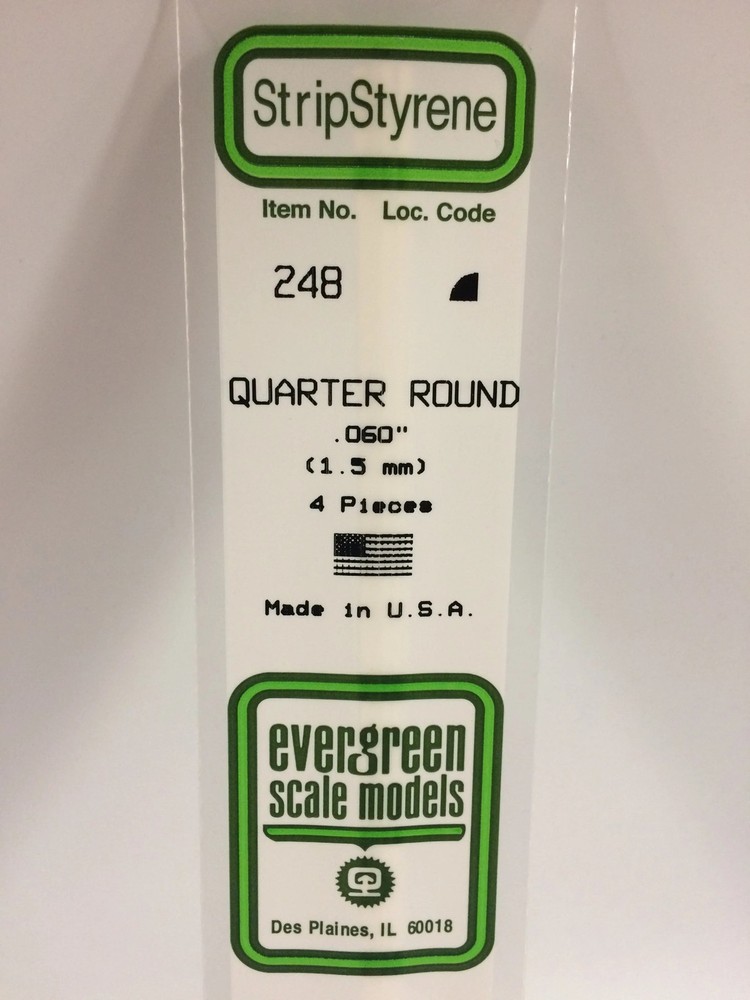 EVG248 .060 QUARTER ROUND 4PC