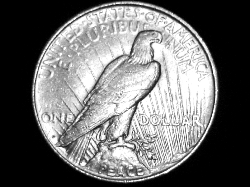 1927-D Peace Dollar --- Almost Uncirculated