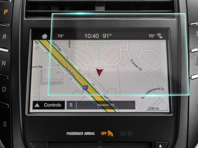 Crystal Clear Screen Protector for 2019 Lincoln MKC Vehicle Navigation