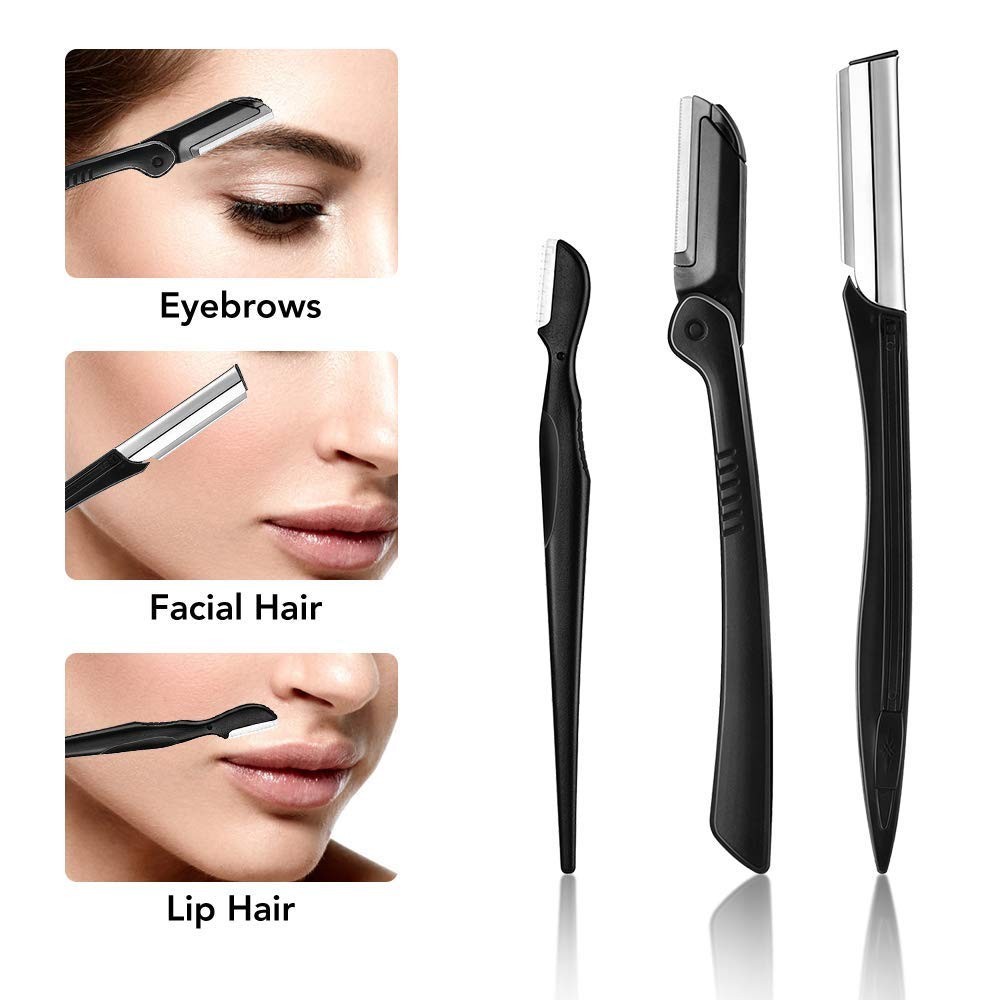 Beginners Eyebrow Kit: 9 Tools Including Scissors & Tweezers for Perfect Brows
