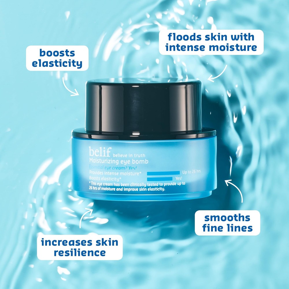 belif Moisturizing Eye Bomb | Reduce Puffiness Lines & Dark Circles | Under E...