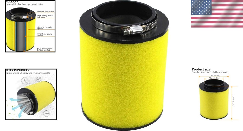 Optimize Engine Performance with Honda Rancher 420 Air Filter - 5.13" Size