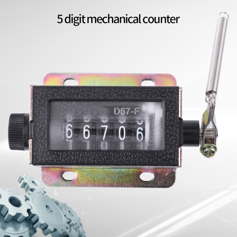 Industrial Rotary Resettable Manual Counter for Coaching Application Textile Use