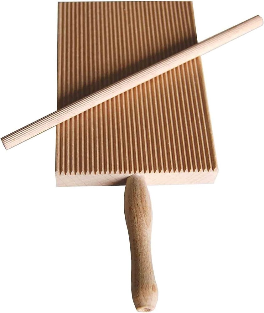 Garganelli & Gnocchi Stripper - Convenient Beechwood Tool for Authentic Pasta
