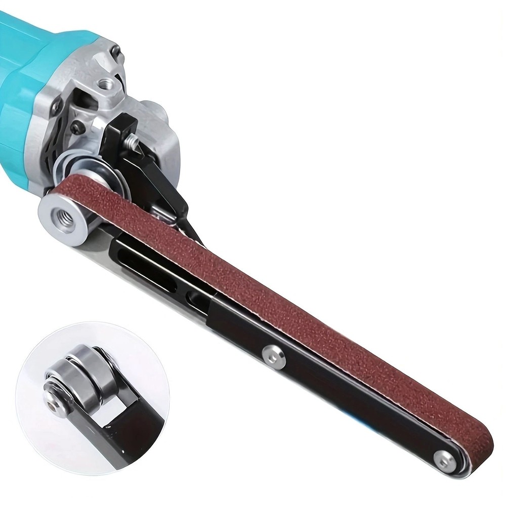 Belt Sander Conversion Adapter Unit For Angle Grinder Metal Wood Sanding Kit