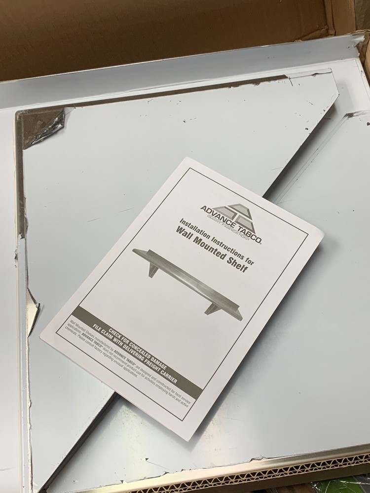 Advance Tabco WS-15-60 Wall Mounted Shelf