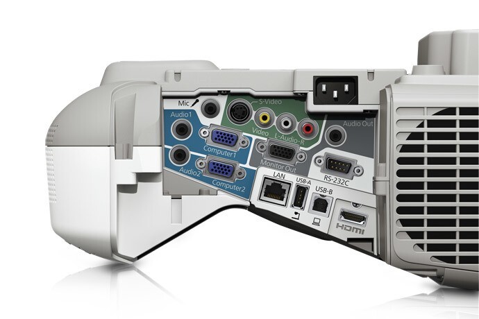 Epson Powerlite 475w Ultra-Short Throw Projector with Wall mount