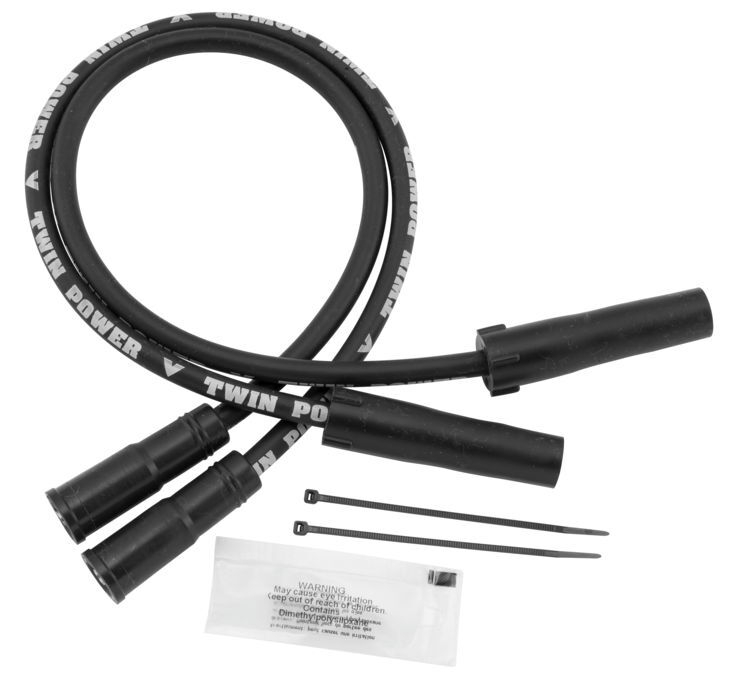 Twin Power Ignition Wires Black TP234B