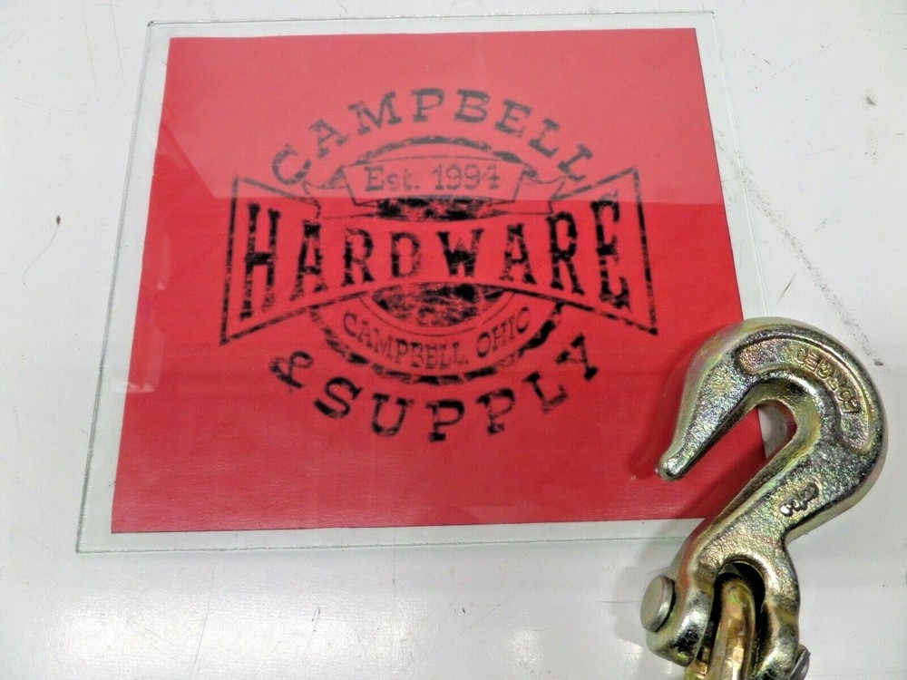 Auto Body Frame Machine Pull Chain 3/8" x 4' Grade 70 with 3/8" Grab Hook