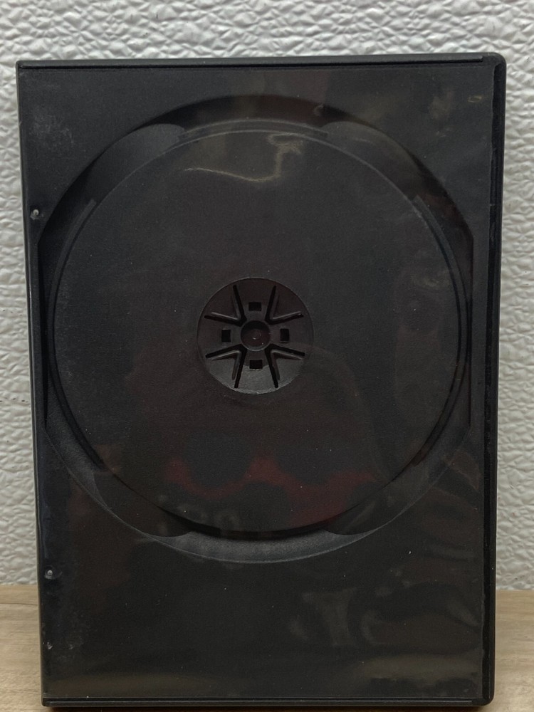 Standard Black DVD/CD 2 Disc Plastic Replacement Storage Case 14mm