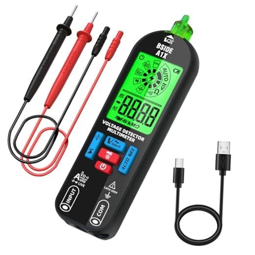 BSIDE Smart Digital Multimeter Tester Rechargeable Electrical A2X with Bag
