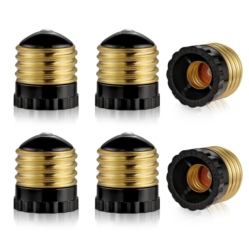 E26 to E12 Light Socket Adapter, Standard Socket to Candelabra Bulb Socket Adapt